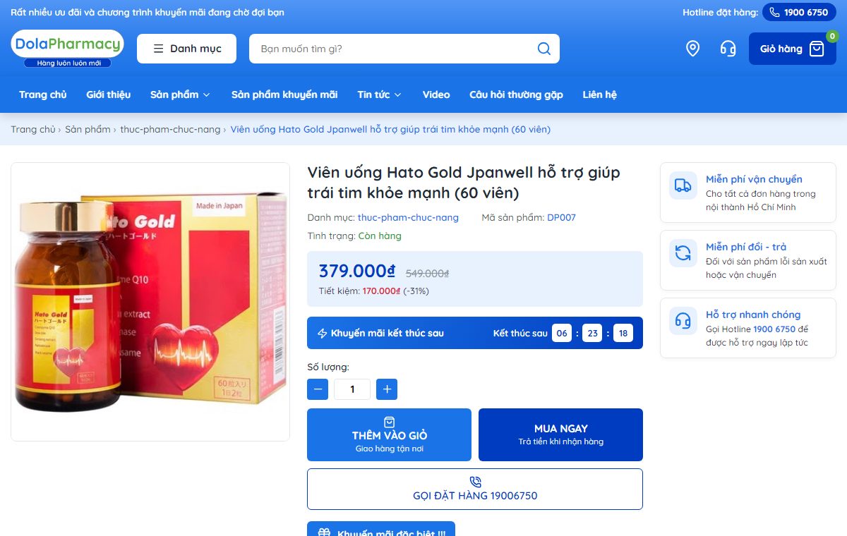 Theme Dola Pharmacy — Website nhà thuốc, thực phẩm chức năng trên Blogspot — ảnh 3