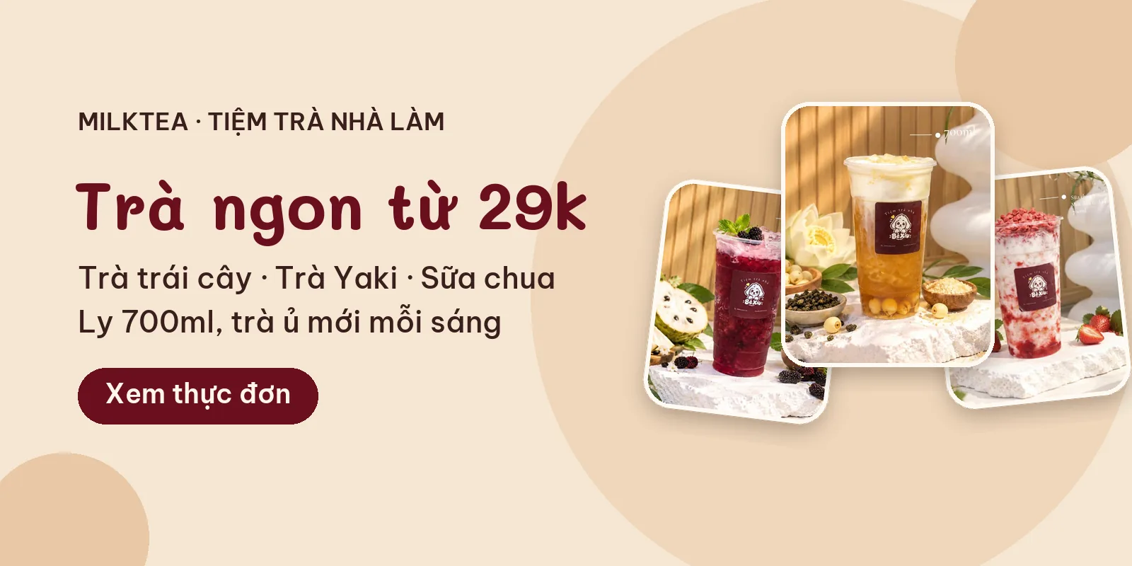 Trà ngon từ 29k