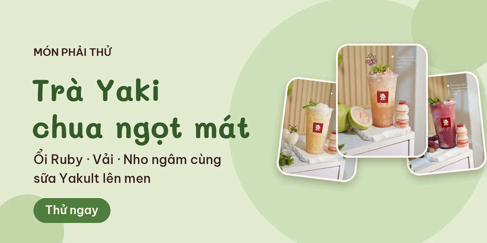 Trà Yaki chua ngọt mát