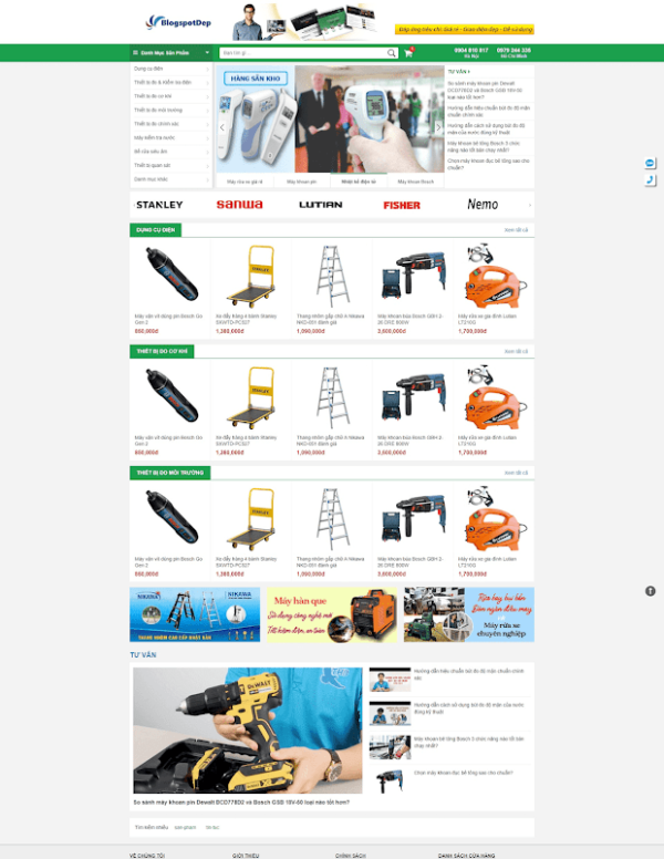 template ban hang vlxd 1