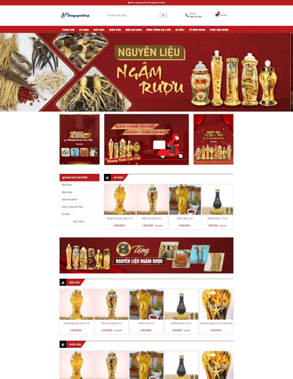 template blogspot ban hang 2